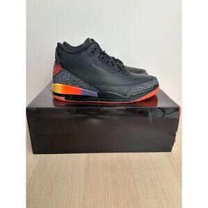 RARE J Balvin x Jordan 3 Rio Black Sneaker - Size 8M - NEW